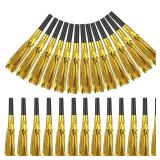 24 PCS Gold Glitter Noise Makers, Metallic Fringed Party Blowers Party Noise Makers for Adults Birthday Graduation Sporting Events New Years Parties Favor Decoration Supplies