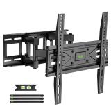USX MOUNT Full Motion TV Wall Mount for Most 32-70 inch TVs up to 99 lbs, Wall Mount Bracket with Dual Articulating Arms, Swivel, Tilt, Max VESA 400x400mm, TV Mount Fits 12/16 Wood Studs