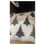 Decorated Christmas Tree throw pillow