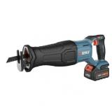 SENIX 20 Volt Max* Cordless Reciprocating Saw  3200 SPM  Brushless Motor  Variable Speed  and Quick Blade Release  Battery  and Charger Included (PSRX2-M3)
