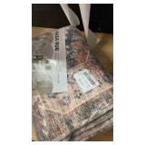 Engiw-Pink Brown 5x7 Area Rugs for Bedroom Living Room Rug Girl Nursery Rug for Study Room Dining Room Rugs Carpet Washable Easy Care Non Slip Soft