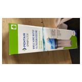 Pentair OMNIFilter Whole Home Valve-in-Head 10\ Standard Duty Water Filtration System with Pressure Relief, Blue/Clearin