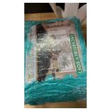 ACCUMTEK Upgrade Extra Large Teal Green Bathroom Rug Set 3 Pieces Ultra Soft, Thick Absorbent Bath Mats, Non Slip Chenille Toilet Mat for Bathroom, Bedroom, Kitchen, Turquoise