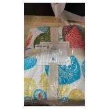 Lush Decor Layla Throw Blanket, 60 x 50, Orange and Blue