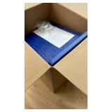 Kingsyard Recycled Plastic Bird House for Outdoor - Durable Nesting Box with Clear View Panel and Predator Guard for Bluebird Wren Swallow Finch, Blue and Brown