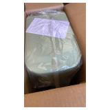 TIPGO Slim Bathroom Trash Can with Lid Soft Close, 6 Liter / 1.6 Gallon Stainless Steel Garbage Can with Removable Inner Bucket, Step Pedal, Small Trash Cans for Bedroom, Office, Kitchen (Green)