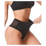 Aintmax Tummy Control Thong Shapewear Underwear for Women Low Rise Seamless Body Shaper Girdle Compression Panties