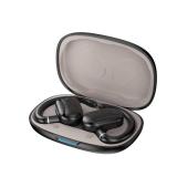 SIXTHGU Open Ear Headphones, Wireless Earbuds Lightweight Adjustable Ear Hooks, Ultra-Comfort, Powerful Sound, Clear Calls, IP55, 36H Playtime, Bluetooth 5.4 Earbuds, Running, Workout (Black)