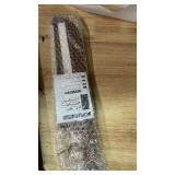 XJHEYLZ Sourdough bread knife,Bread Slicer for Homemade Bread,Adjustable blade tightness for Even Slicing, Serrated knife,Wooden Bread cutter with Bow Design (3, brown)