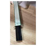 Cabinet Protectors for Kitchen Cabinets, Black Cabinet Door Protector Trash Drawer Protector Edge Guard, Plastic Slip on Protectors for Cabinets 3/4\ Thick, 18\in Lengthin