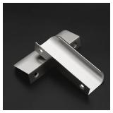Ravinte 6 Pack Cabinet Handles Finger Edge Pulls 102mm/4 inch Silver Drawer Edge Pulls Brushed Nickel Finger Pulls for Cabinets Concealed Handles