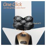 OXSITO Pro 5 Replacement Blades for Freebirds Flexing Series Bald Head Shavers, Blades Refills with Precision and Comfort Shave(Pack of 4)