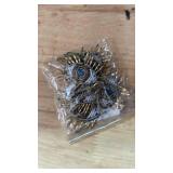 AHANDMAKER 6 Pcs Eye Beaded Patches for Clothes, Evil Eye Sequined Patch Sew on Rhinestone Beaded Applique for Clothes Jackets Jeans Bags Embroidery Garment Accessory