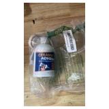 Heavy Duty Construction Adhesive, 10.5 oz Waterproof Tile Adhesive, Versatile Cement Glue for Tile, Concrete, Stone, Wood, Floor, Wall and Granite, Strong Bond, Indoor and Outdoor Use,Construction Glu