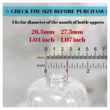 UHEY HOME Soap Dispenser Pump Replacement 304 Stainless Steel for Regular Mouth Bottle for Standard 28/400 Thread Size Kitchen Bathroom Lotion Refill Dispenser 2 Pack(Brushed Nickel)