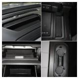 auovo 27pcs Anti-dust Mats for Chevy Silverado 1500/GMC Sierra 1500 Accessories 2019-2021 Interior Car Cup Holder Inserts,Center Console,Door Pocket Liner Mat (Crew Cab, Split-Bench Seat, Black)