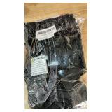 auovo 27pcs Anti-dust Mats for Chevy Silverado 1500/GMC Sierra 1500 Accessories 2019-2021 Interior Car Cup Holder Inserts,Center Console,Door Pocket Liner Mat (Crew Cab, Split-Bench Seat, Black)