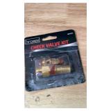 Hromee Air Compressor Replacement Components Brass 1/2 Inch MNPT Compressor in Tank Check Valve Kit with Three Different Unloader Tube Fittings 20 SCFM 4 Pieces