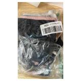 Fruit of The Loom Womenfts Spaghetti Strap Cotton Pullover Sports Bra Value Pack, Sand/White/Heather Grey/Black/Blushing Rose/Charcoal size small