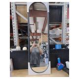 Pill Shaped Over The Door Mirror Black - Room Essentials