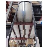 Pill Shaped Over The Door Mirror Black - Room Essentials