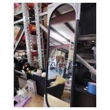 Pill Shaped Over The Door Mirror Black - Room Essentials