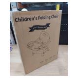 BBsecure Booster Seat for Kitchen Chair, 3-in-1 Foldable Baby Booster Seat with Removable Dual Tray and 3-Point Harness, Portable Toddler Booster Chair for Dinning Table, Travel, Outdoor Camping, Pink