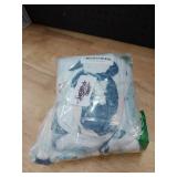 TILLYOU Toddler Flannel Blanket - Warm and Cozy Baby Blanket for Boys and Girls, Smooth and Creamy Blanket, Cute and Lightweight, 40×50 inches, Whale