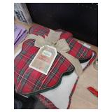 Holiday Plaid Decorative Pillow Set 2pk