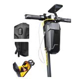 SYNAGY Scooter Storage Bag with USB Charging Port, Electric Scooter Handlebar Bags for Escooter, Electric Bike, Ebike, 4L (Standard-long Straps)