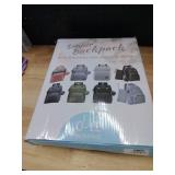 DERJUNSTAR Large Diaper Bag Backpack, Baby Dipaer bag with Insulated Bottle Holders, USB Charging Port, Travel Diaper Backpack for Mom and Dad