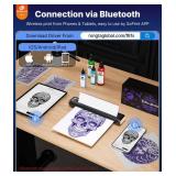 Rongta Tattoo Stencil Printer, Wireless Tattoo Machine, Tattoo Supplies for Perfessional and Beginners, Bluetooth/USB Connectivity, Black