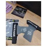 Bear KompleX No Hole Carbon Hand Grips - Non-Slip Fingerless Gymnastics Grips for Weight Lifting, Pull-ups and Cross Training | Lightweight, Padded Wrists and Foldable Grip.