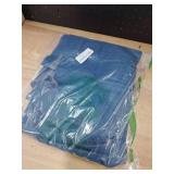 Clorox 2-in-1 Bathroom Shower Curtain Liner, Durable Fabric, Weighted Magnets for Bath Water Control, Washable Premium Quality, Modern - 72\ x 72\in Bluein