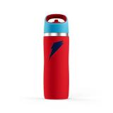 Gatorade ftOvertimeft 22oz Stainless Steel Water Bottle, Straw Cap, Red/Blue