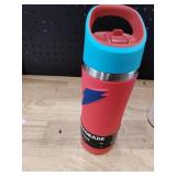 Gatorade ftOvertimeft 22oz Stainless Steel Water Bottle, Straw Cap, Red/Blue