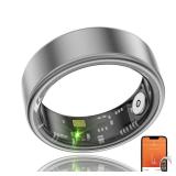 viohead Smart Ring Health Fitness Tracker, Size First with Sizing Kit, Activity and Sleep Tracker/Stress/Heart Rate Monitor, Waterproof Smart Ring for Men/Women, No App Subscription (Black, 9)