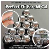 (missing some)CCFREELIFE 100ct .68 Cal Self Defense Aluminum Balls, Fit for SD/LE T4E HDS HDR with Max Power for Training and Target Practice (7.3 Grams) (100)