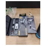 FNIRSI HS02 100W Heat Set Insert Tool and Corded Soldering Iron Kit for 3D Printer, Plastic, Portable Electronics Repair, 3S Fast Heating, 3 Preset Temps, with M2-M8 Threaded Brass Insert Nuts and Tip