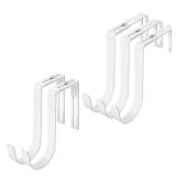 Yinsiskyer Adjustable Over The Door Hooks, Premium Metal Hooks for Hanging, Heavy Duty Door Coat Hangers and Towel Door Hangers, Cubicle Hook fits 1 3/8\ to 3 1/2\in Longer Panels for Wreathin