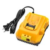 DCB112 20V MAX Battery Charger Replacement for Dewalt Battery Charger, Compatible with Dewalt 12V-20V Battery