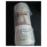 PureCozy Kitchen Mats 2PCS Anti Fatigue Cushioned Mat Gray Vintage Kitchen Mats for Floor Waterproof Non Slip Comfort Standing Grey Retro Floral Rug for Sink Laundry Office 17.3\x47\in+17.3\inx30\inin