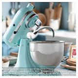 Stainless Steel Spiral Dough Hook Replacement for KitchenAid 4.5QT and 5QT Bowl Tilt-Head Stand Mixers, Rustproof and Easy Clean, Efficient Kneading for Bread, Pizza, Pasta, Cookies