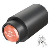 Fanthorn Heavy Duty Trailer Hitch Locks, Fits 2-5/16\ Bulldog or Ram Couplers, Black Alloy Steelin