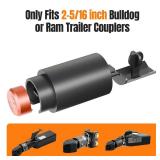 Fanthorn Heavy Duty Trailer Hitch Locks, Fits 2-5/16\ Bulldog or Ram Couplers, Black Alloy Steelin