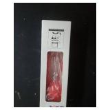 Retro Phone Handset Home Decor Aesthetic for iPhone Landline Rotary Phone for Home Pop Corded Telephone Handset for Cell Phones Connect to House Old School Vintage Telephone Receiver (Red)