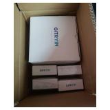 Gitryin 12-in-1 Desktop Charging Station with 4 Retractable Type-C Wall Chargers, 40W USB-C Power Strip with Flat Plug, Extension Cord with 1020J Surge Protection for Home Office