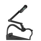 LAVA GENIE Wireless Microphone Set, Cardioid Mic for Karaoke, Compatible with LAVA GENIE Stringless Smart Guitar, Adjustable StandandSuction Mount Included (Dark Gray)