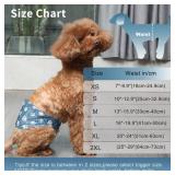 JoyDaog Reusable Dog Belly Bands for Male Dogs Diapers,5 Pack Premium Washable Dog Diapers Male Puppy Nappies Wrap,M