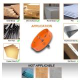 VIKITON 6 Inch Hole Saw with Arbor for Metal Wood and Plastic Cutting, 152mm Bi-Metal Hole Cutter for Different Project with Smooth and Flat Drilling Edge, Fast Chip Removal, Handy Hole Saw Kit Set